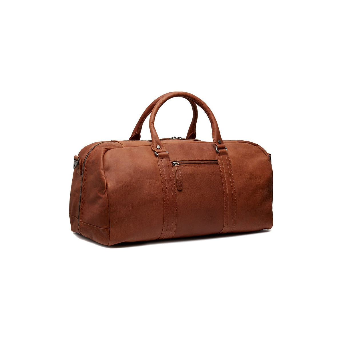 
Cognac Leather Weekender Bag Melbourne, detail view 4