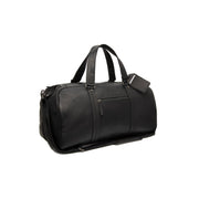 Rivaro Full-Grain Leather Weekender Bag para Mulher in Classic 100% Full-Grain Leather - Full Exterior Front Profile View | Buy Online