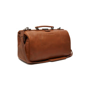 Texel Full-Grain Leather Weekender Bag para Mulher in Classic 100% Full-Grain Leather - Full Exterior Front Profile View | Buy Online
