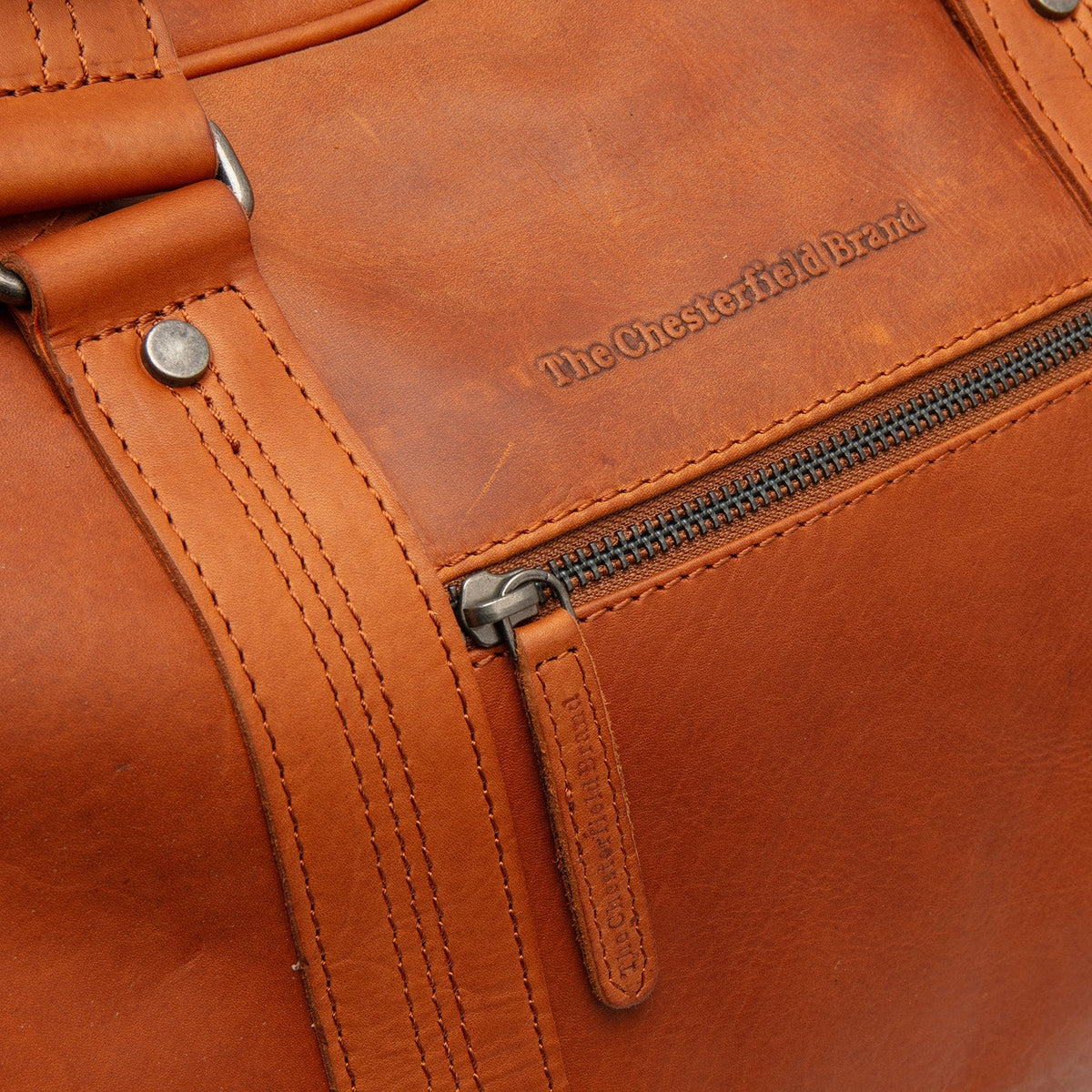 Volenza Full-Grain Leather Weekender Bag para Mulher – alternate product view 3