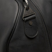 Solid Antique Brass Hardware &amp; Heavy-Duty Dual Zipper Detail on William Full-Grain Leather Weekender Bag para Mulher