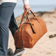 William Full-Grain Leather Weekender Bag para Mulher – alternate product view 2
