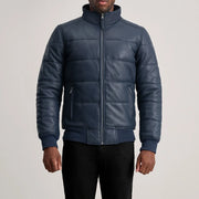 Lucas Blusão Bomber de Couro para Homem – alternate product view 4