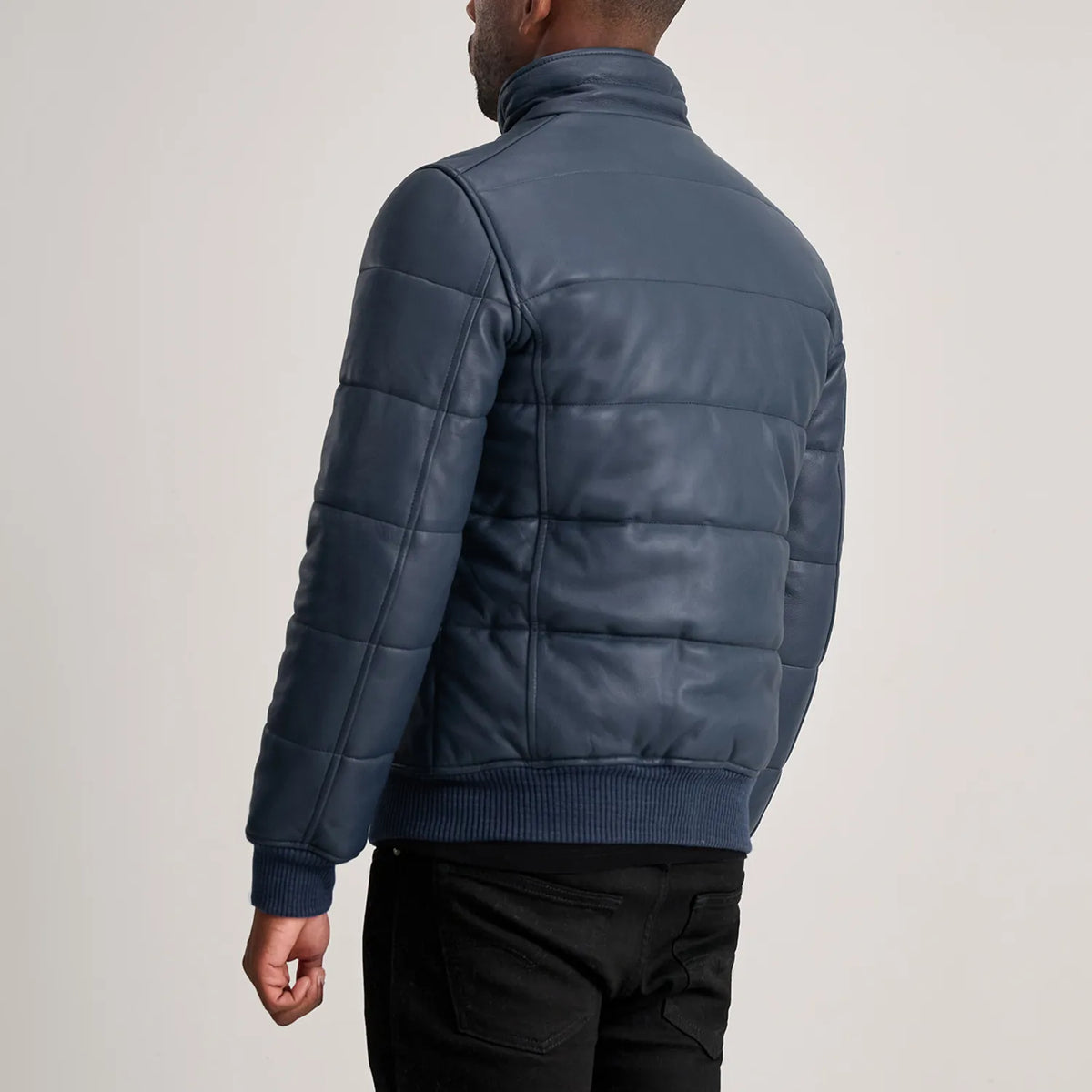 Lucas Blusão Bomber de Couro para Homem – alternate product view 5