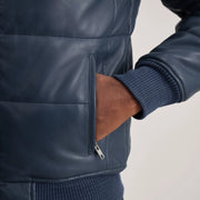 Lucas Blusão Bomber de Couro para Homem – alternate product view 6
