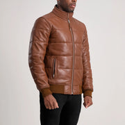 Lucas Blusão Bomber de Couro para Homem – alternate product view 2