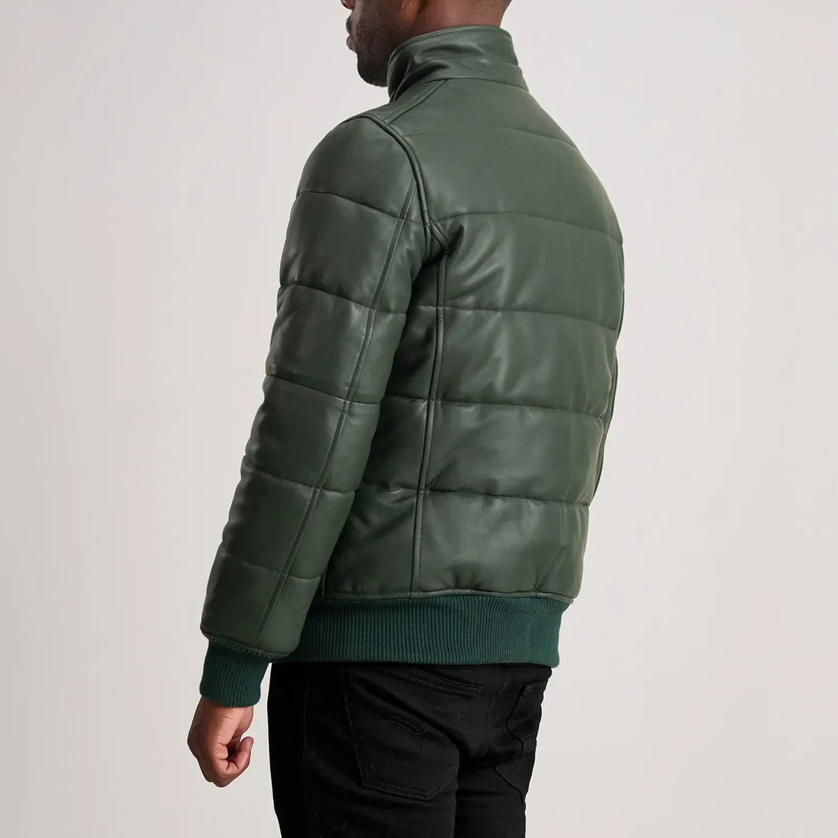 Lucas Blusão Bomber de Couro para Homem – alternate product view 5