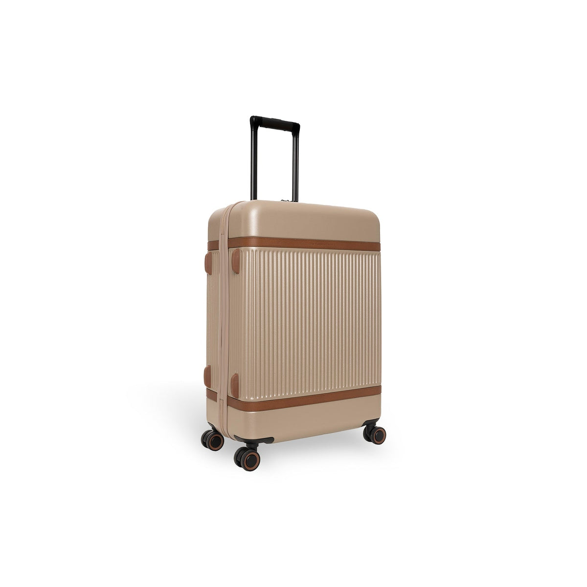Medium Suitcase Zuna para Mulher in Classic 100% Full-Grain Leather - Front Profile View &amp; Tailored Silhouette | Buy Online