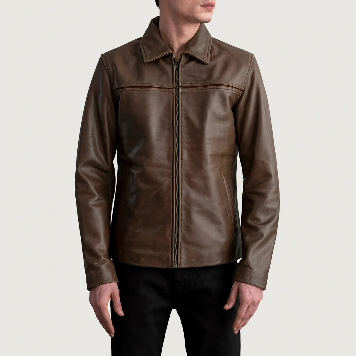 Mystical Blusão de Couro para Homem – alternate product view 3