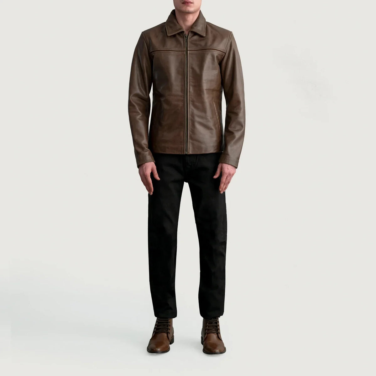 Mystical Blusão de Couro para Homem – alternate product view 4