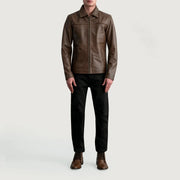 Mystical Blusão de Couro para Homem – alternate product view 4