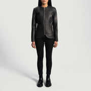 Nexi Acolchoado Blusão de Couro para Mulher – alternate product view 3