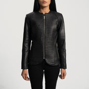 Nexi Acolchoado Blusão de Couro para Mulher – alternate product view 4