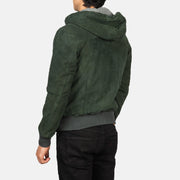 Nintenzo Blusão Bomber de Couro para Homem – alternate product view 5