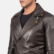 Noah Blusão Biker de Couro para Homem – alternate product view 6