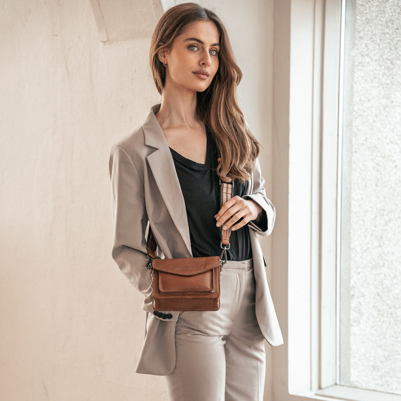 Beige Shoulder Strap para Mulher