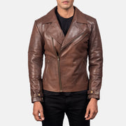 Raiden Blusão Biker de Couro para Homem – alternate product view 3