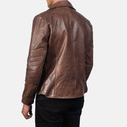Raiden Blusão Biker de Couro para Homem – alternate product view 5