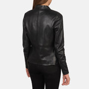 
Rave Castanho Jaqueta Biker de Couro para Mulher – alternate product view 5