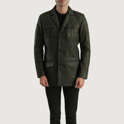 Ray Cutler Blusão de Couro para Homem – alternate product view 4