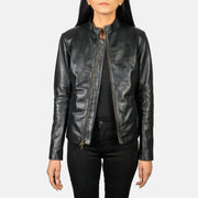 
Rumella Jaqueta Biker de Couro para Mulher – alternate product view 1