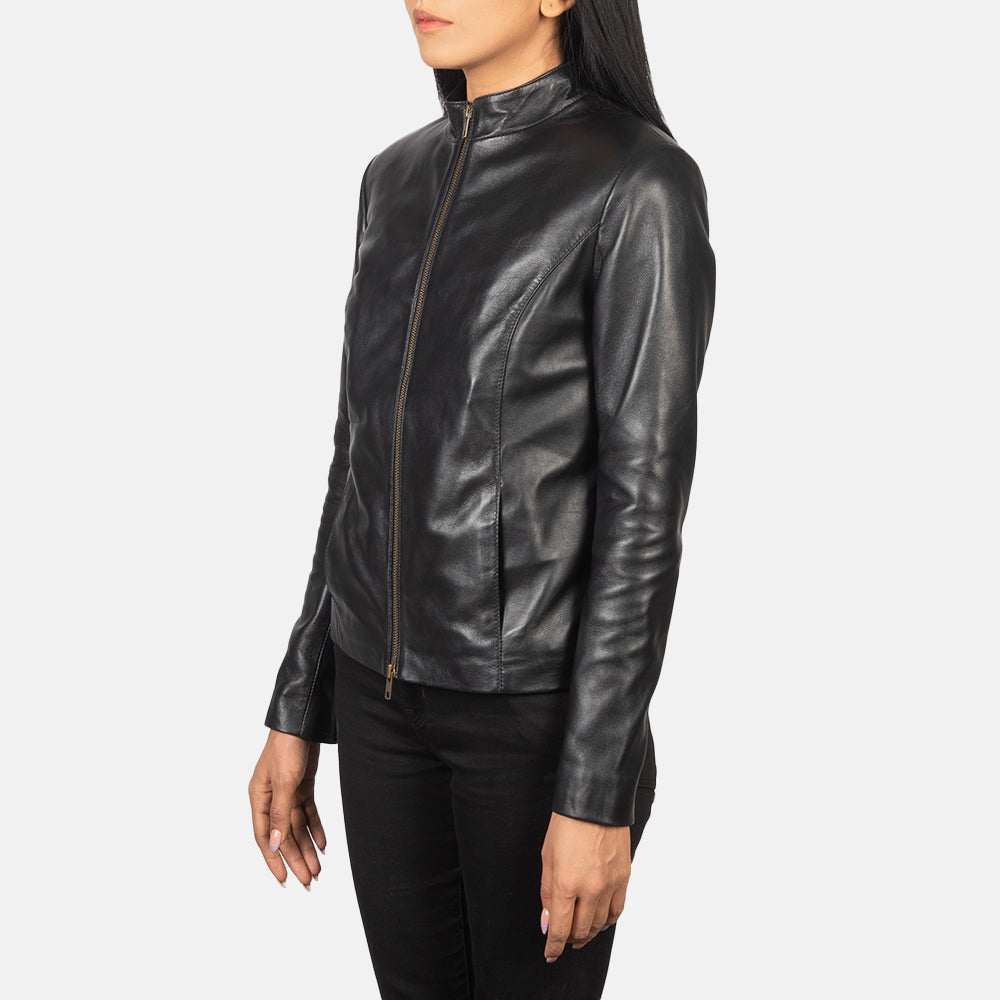 
Rumella Jaqueta Biker de Couro para Mulher – alternate product view 2