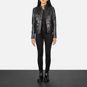 
Rumella Jaqueta Biker de Couro para Mulher – alternate product view 3