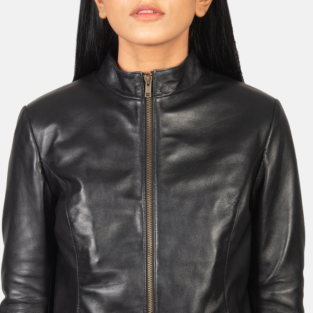 
Rumella Jaqueta Biker de Couro para Mulher – alternate product view 6