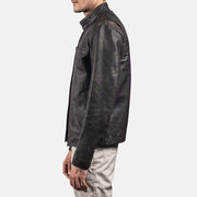 
Rustic Jaqueta Biker de Couro para Homem – alternate product view 4