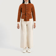 
Sasha A1 Jaqueta Bomber de Couro para Mulher – alternate product view 3