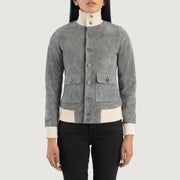 
Sasha A1 Jaqueta Bomber de Couro para Mulher – alternate product view 4