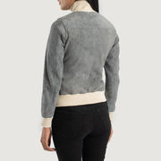 
Sasha A1 Jaqueta Bomber de Couro para Mulher – alternate product view 5