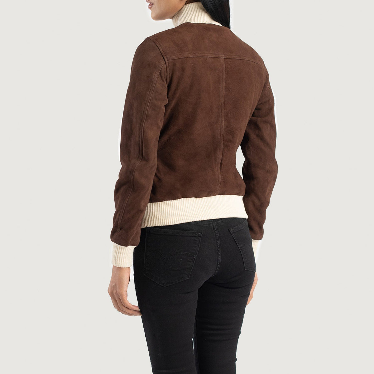 
Sasha A1 Jaqueta Bomber de Couro para Mulher – alternate product view 5