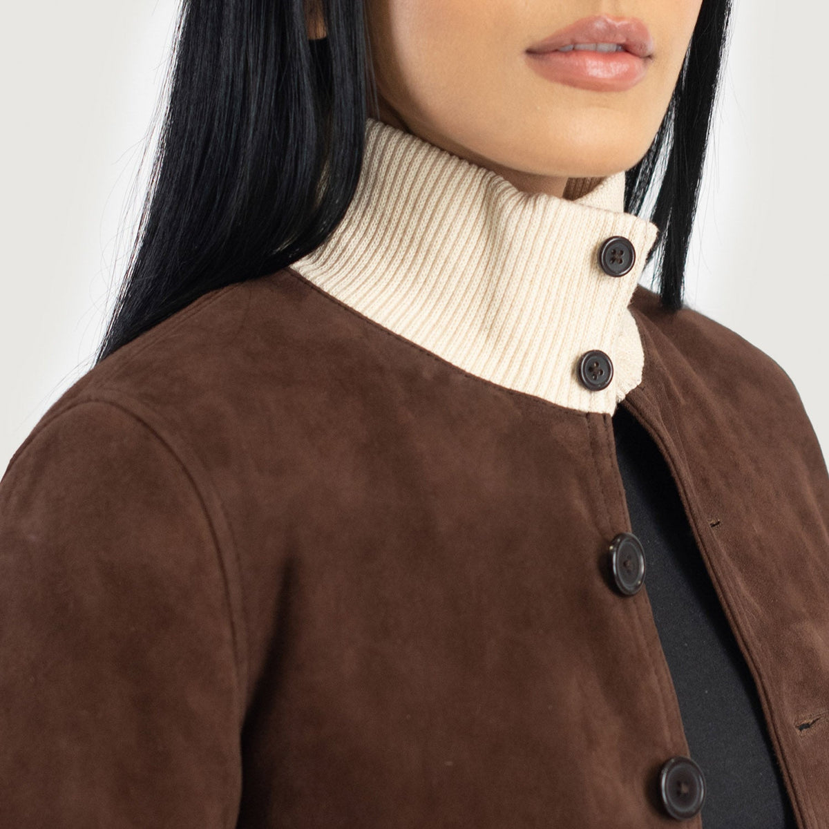 
Sasha A1 Jaqueta Bomber de Couro para Mulher – alternate product view 6