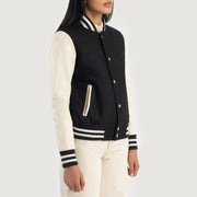 Savant Varsity Blusão de Couro para Mulher – alternate product view 2