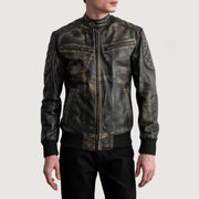 Sven Blusão Bomber de Couro para Homem – alternate product view 3