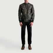Sven Blusão Bomber de Couro para Homem – alternate product view 4