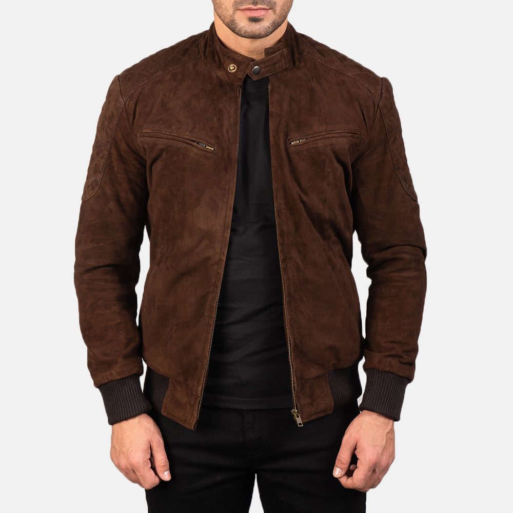 Sven Blusão Bomber de Couro para Homem – alternate product view 1