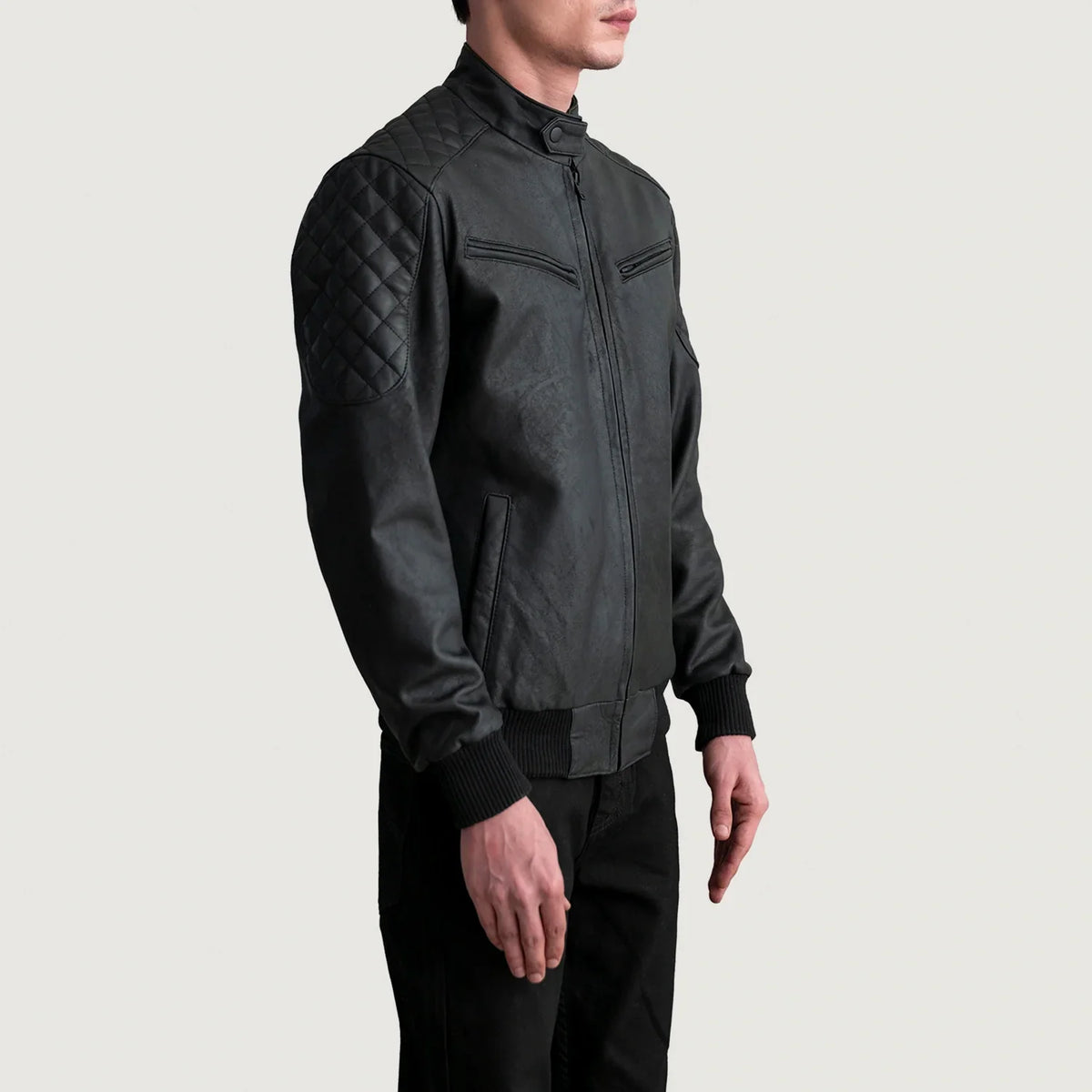 Sven Blusão Bomber de Couro para Homem – alternate product view 2