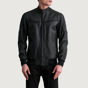 Sven Blusão Bomber de Couro para Homem – alternate product view 3