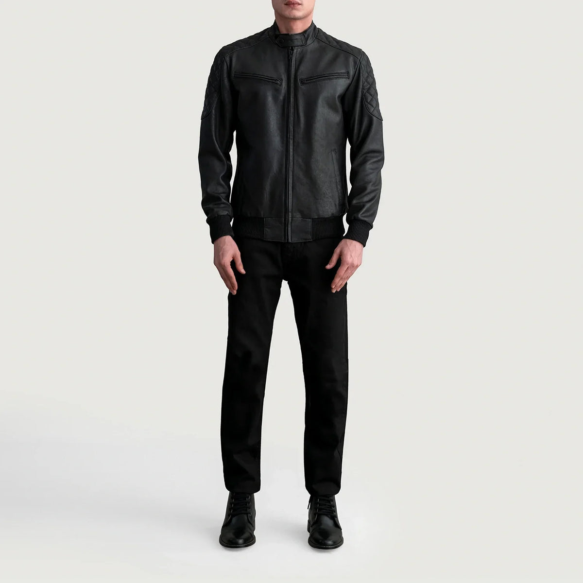 Sven Blusão Bomber de Couro para Homem – alternate product view 4