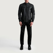 Sven Blusão Bomber de Couro para Homem – alternate product view 4