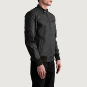 Sven Blusão Bomber de Couro para Homem – alternate product view 2