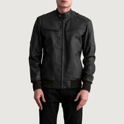 Sven Blusão Bomber de Couro para Homem – alternate product view 3