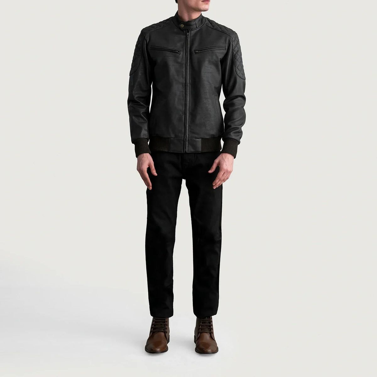 Sven Blusão Bomber de Couro para Homem – alternate product view 4