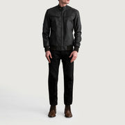 Sven Blusão Bomber de Couro para Homem – alternate product view 4