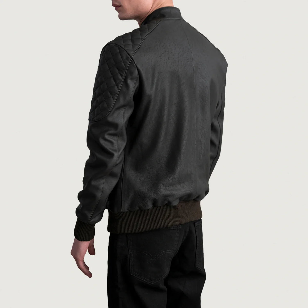 Sven Blusão Bomber de Couro para Homem – alternate product view 6
