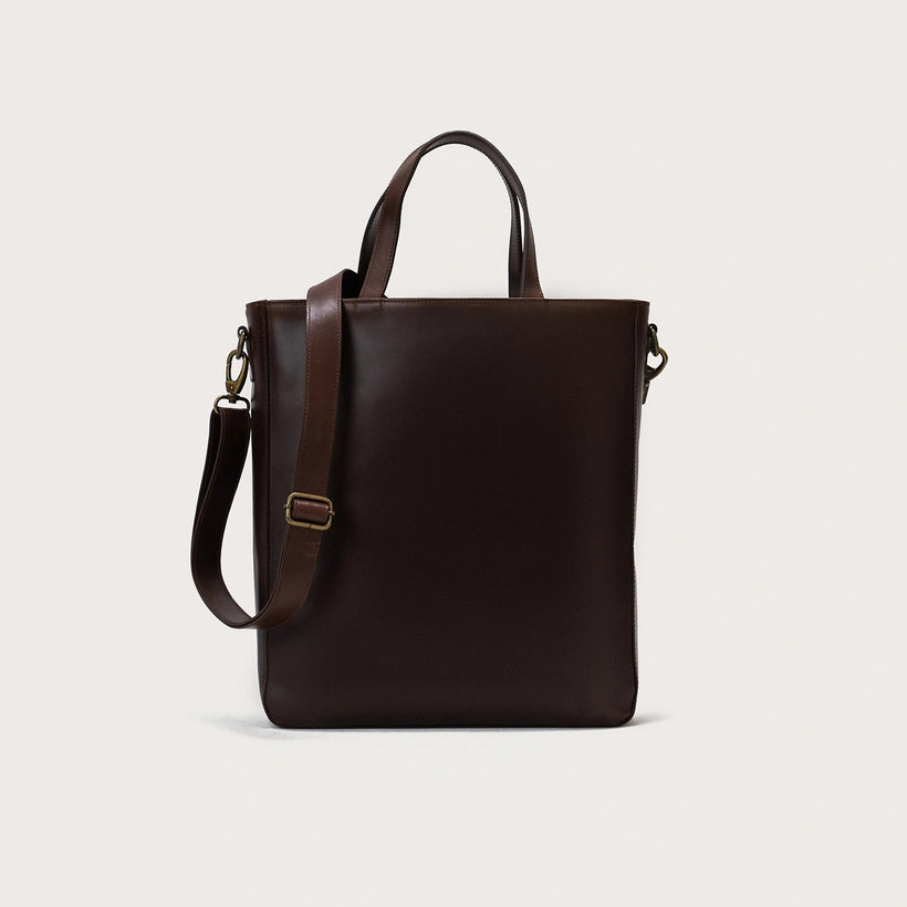 The Poet Bolsa tote em couro