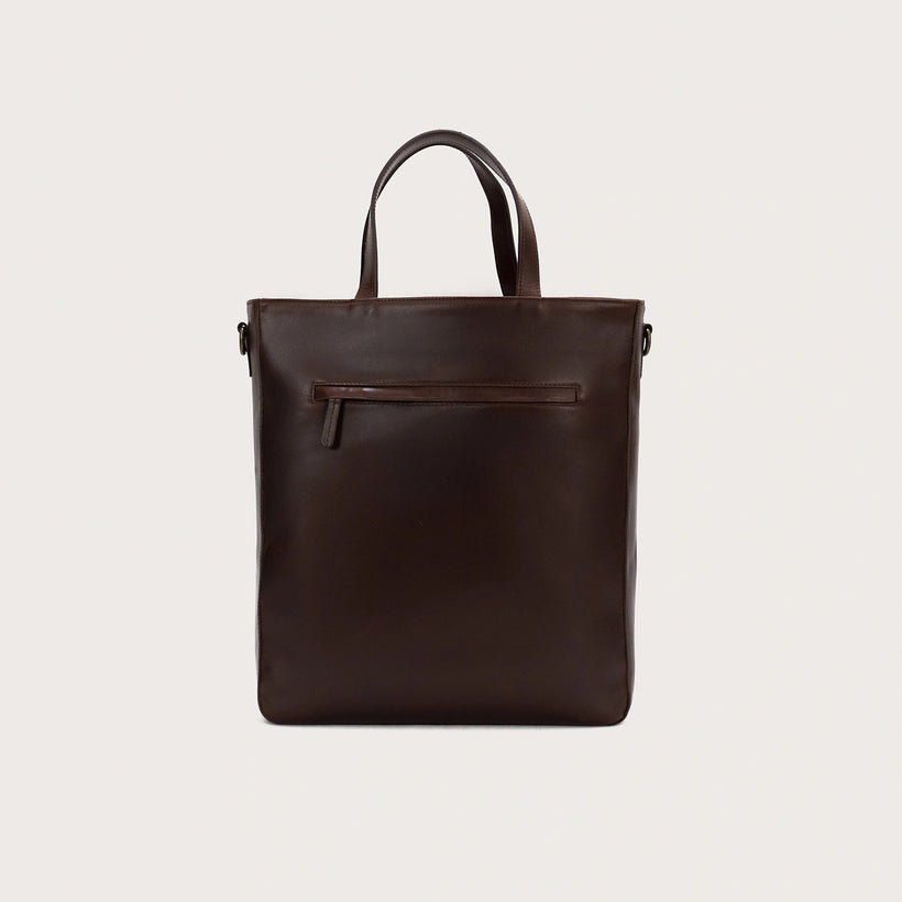 The Poet Bolsa tote em couro