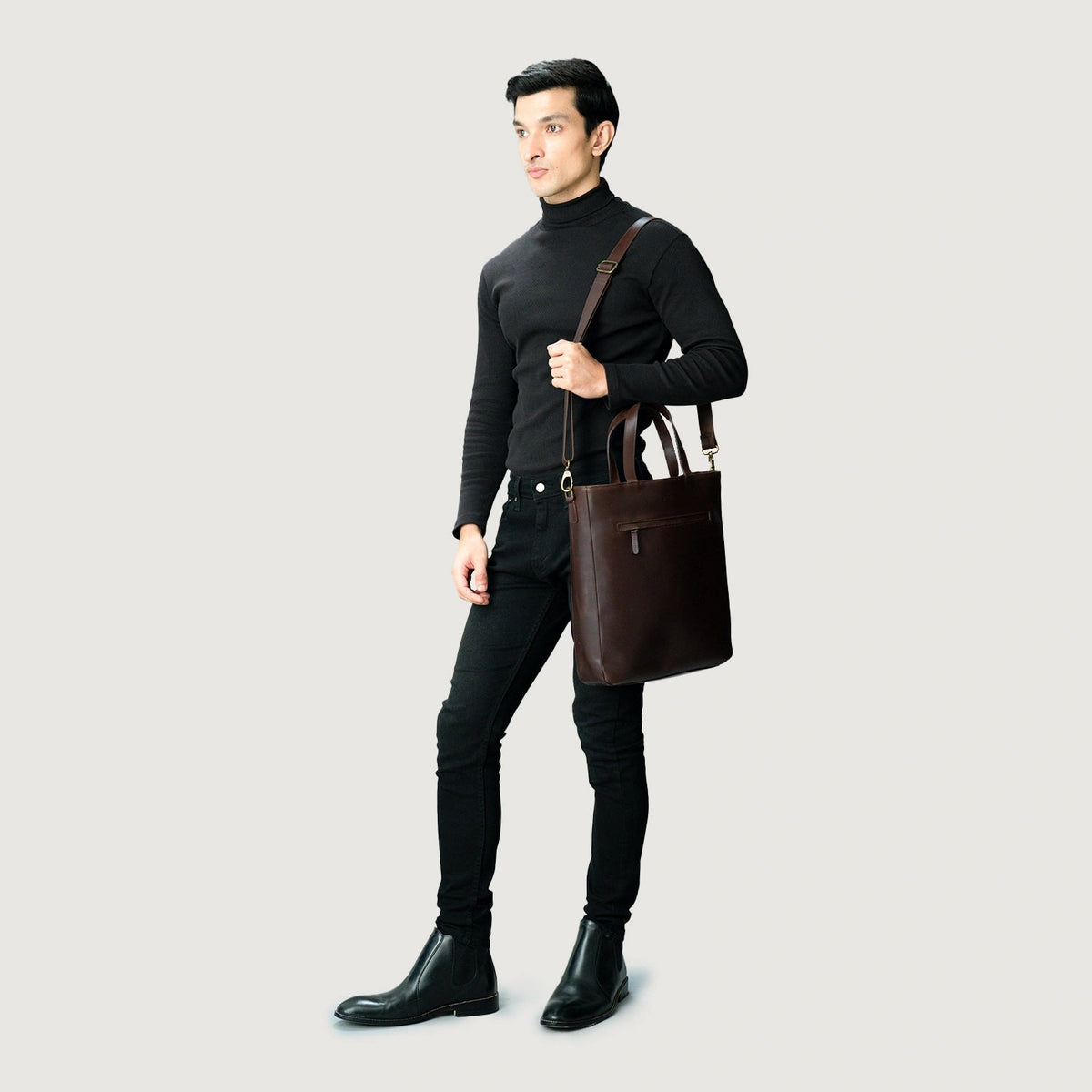 
The Poet Bolsa tote em couro – alternate product view 9